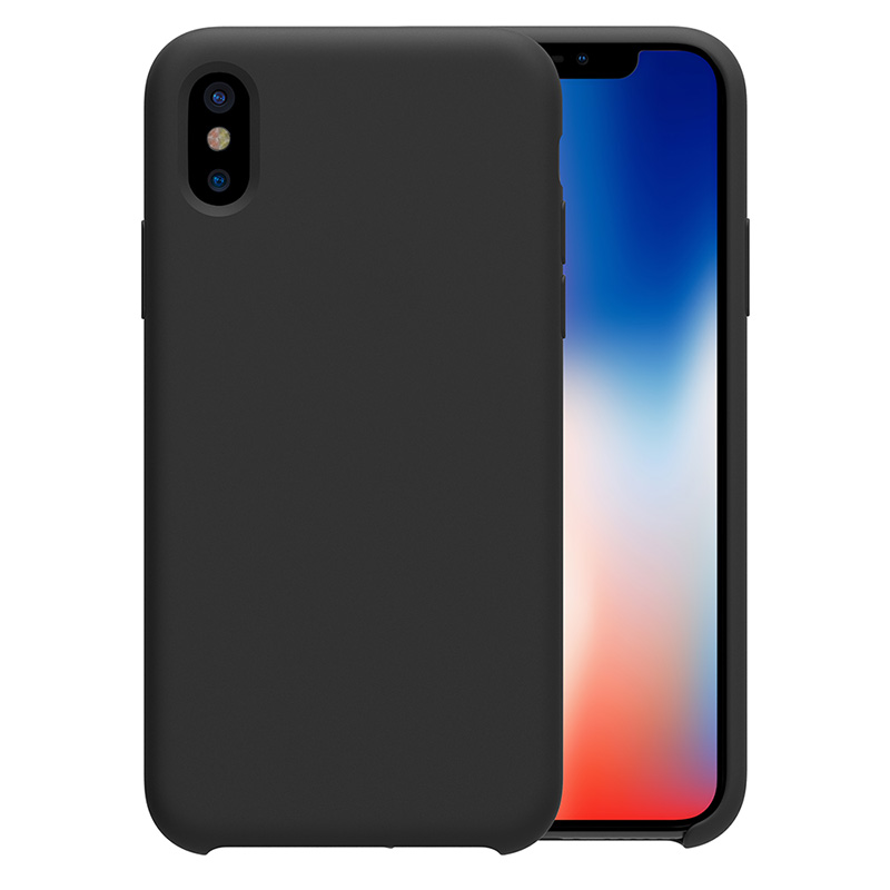 iPHONE Xs / X (Ten) Pro Silicone Hard Case (Black)